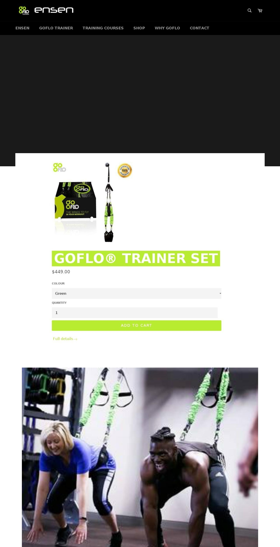 ensen.com.au shopify website screenshot