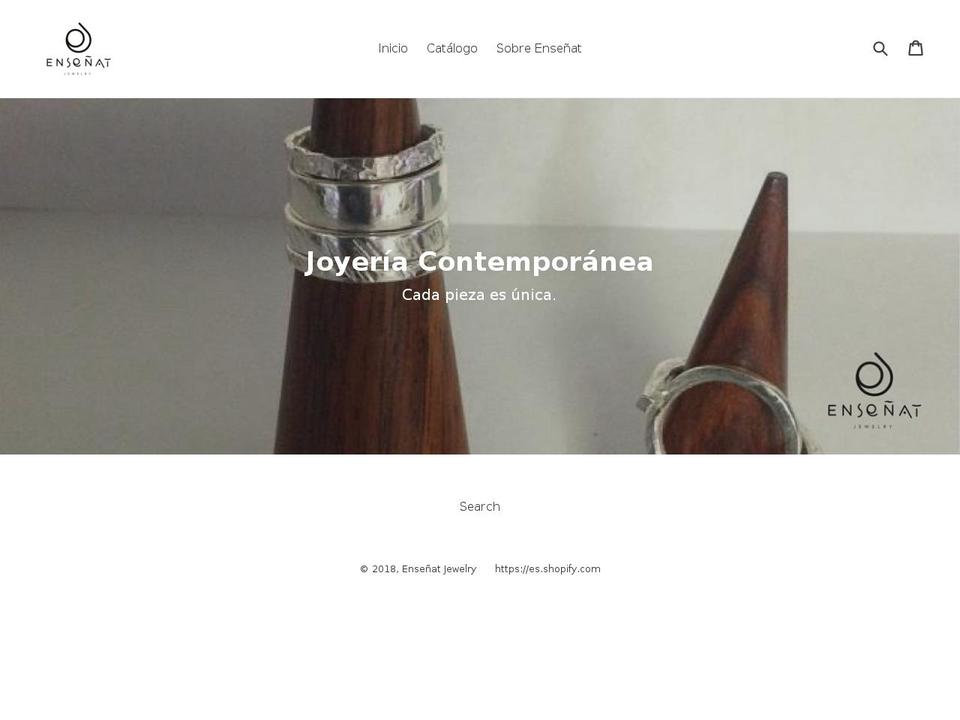 ensenatjewelry.com — Shopify storefront screenshot