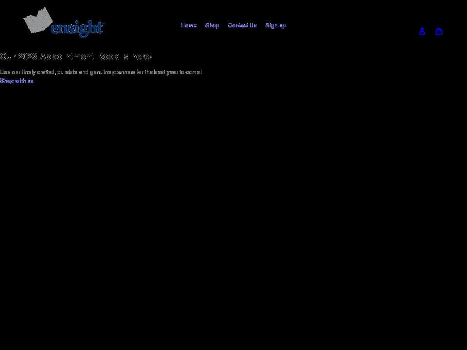 ensightonline.com shopify website screenshot