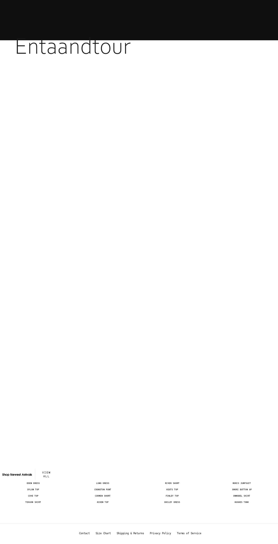 entaandtour.com shopify website screenshot