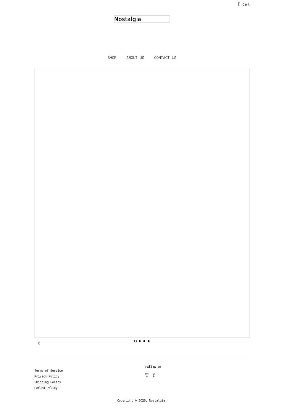 enternostalgia.com shopify website screenshot
