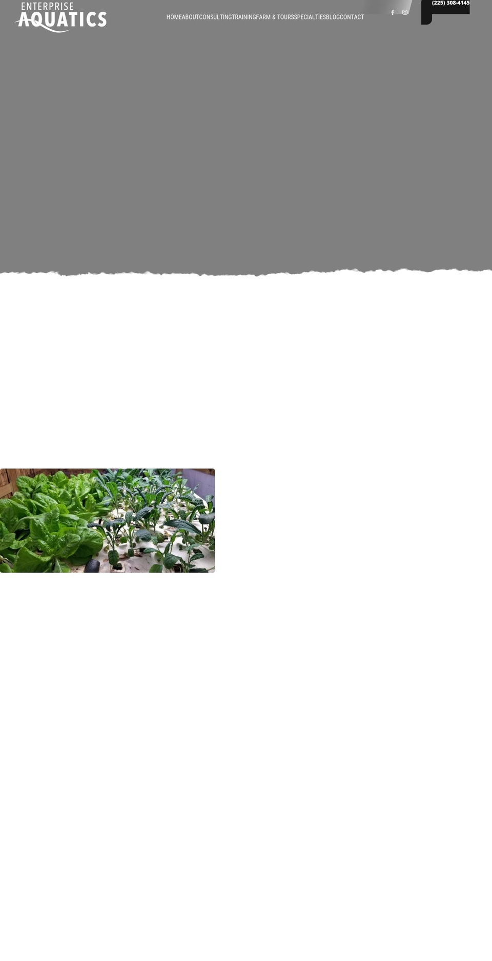enterpriseaquatics.com shopify website screenshot