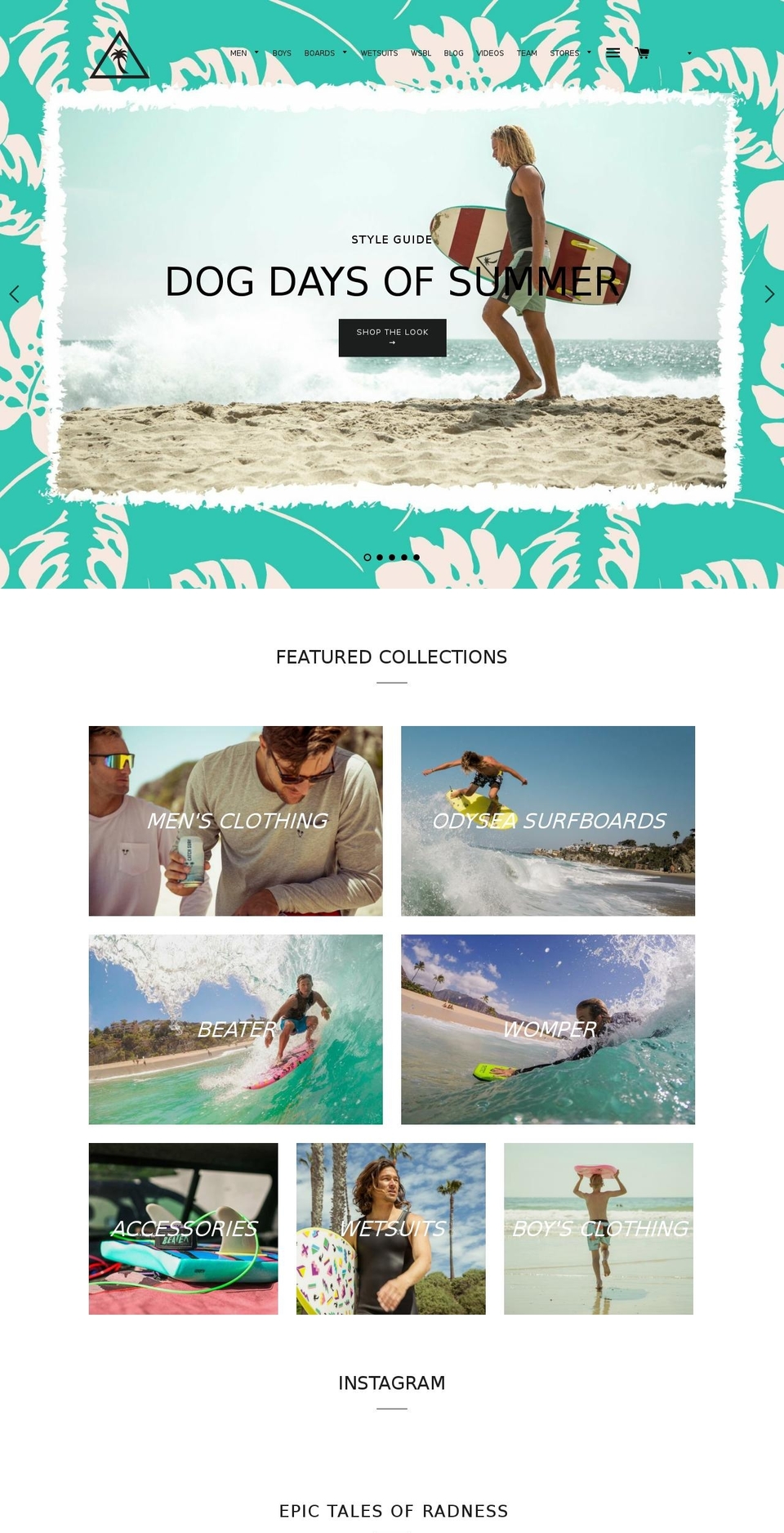 Catch Surf Shopify theme site example entertheprism.com