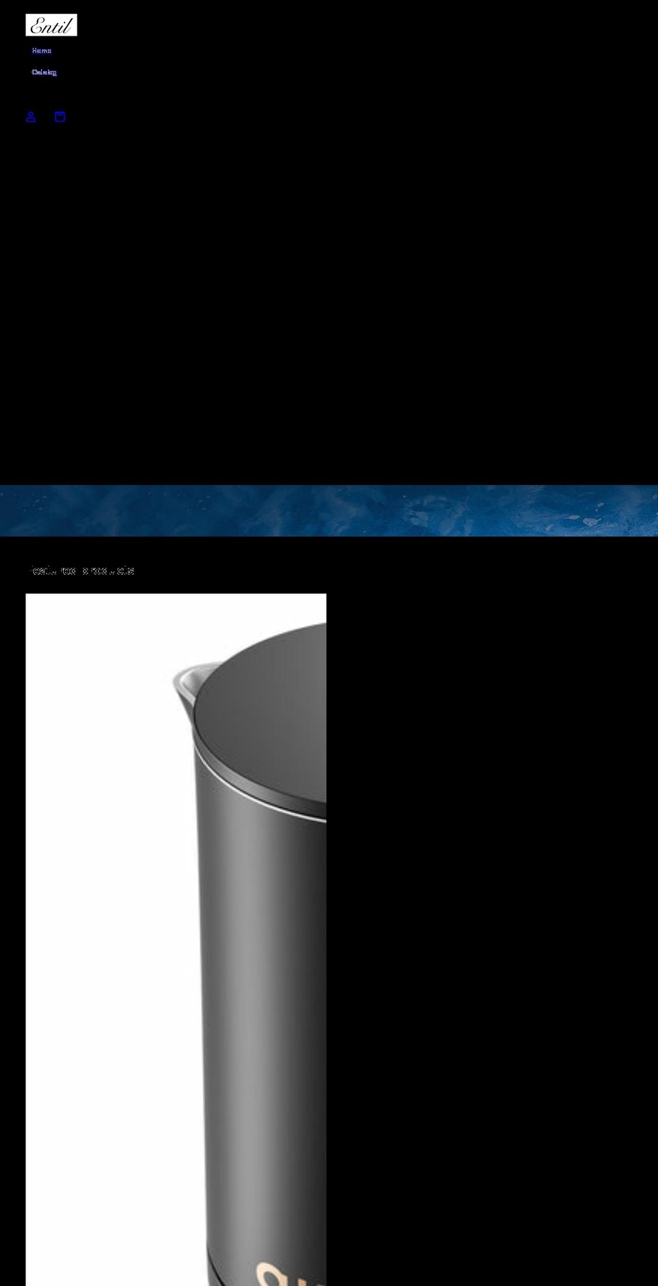 entilbeauty.net shopify website screenshot