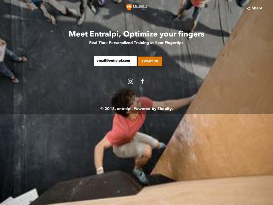 entralpi.com — Shopify storefront screenshot