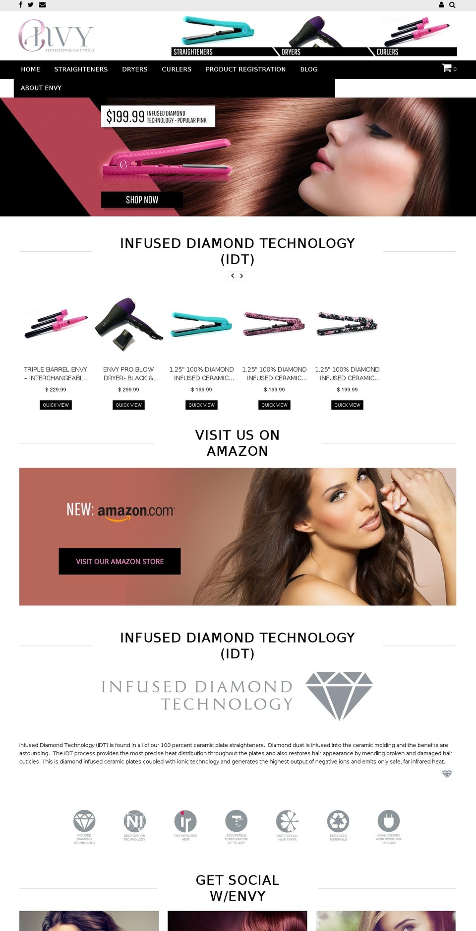 envbeauty.com shopify website screenshot