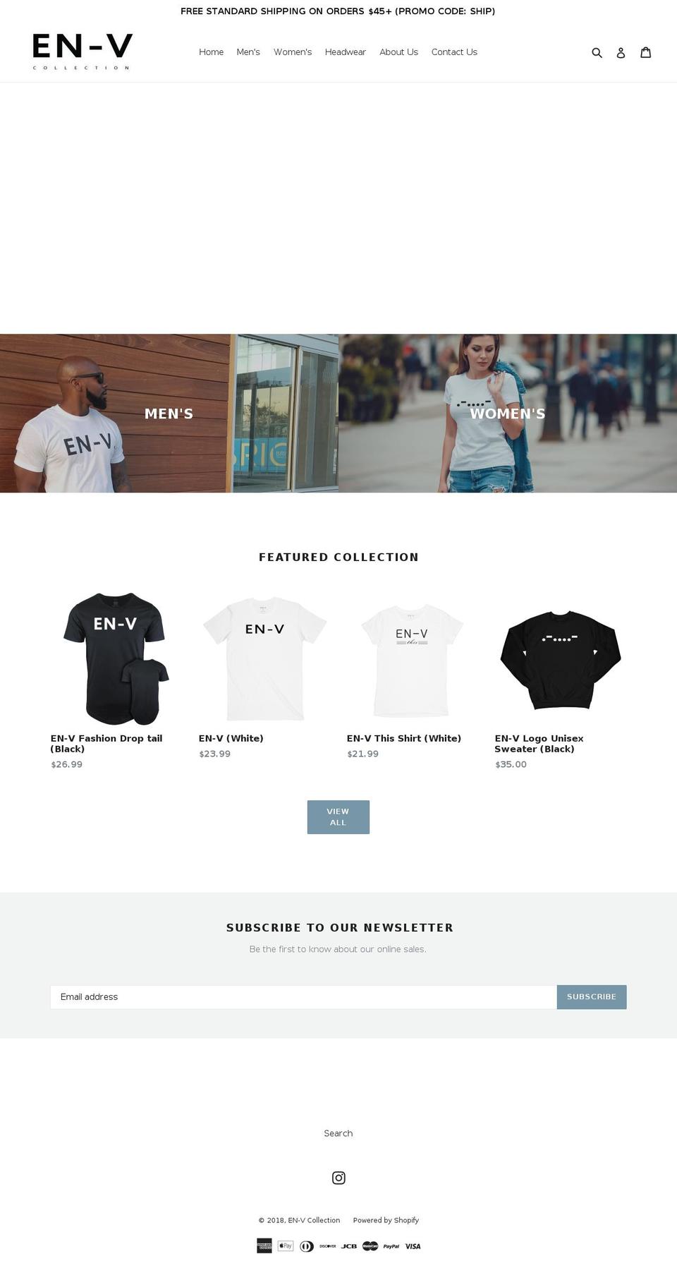 envcollection.com — Shopify storefront screenshot