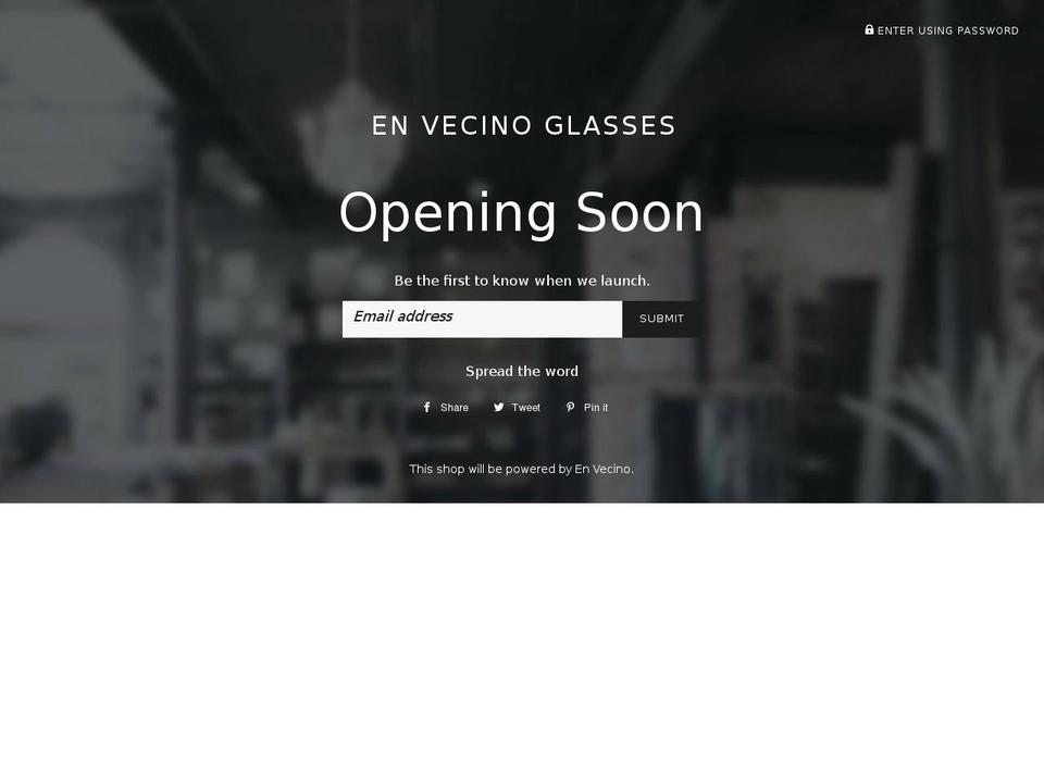 envecino.com — Shopify storefront screenshot