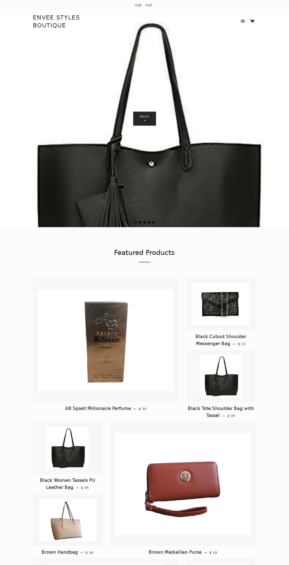 enveestyles.com Shopify store