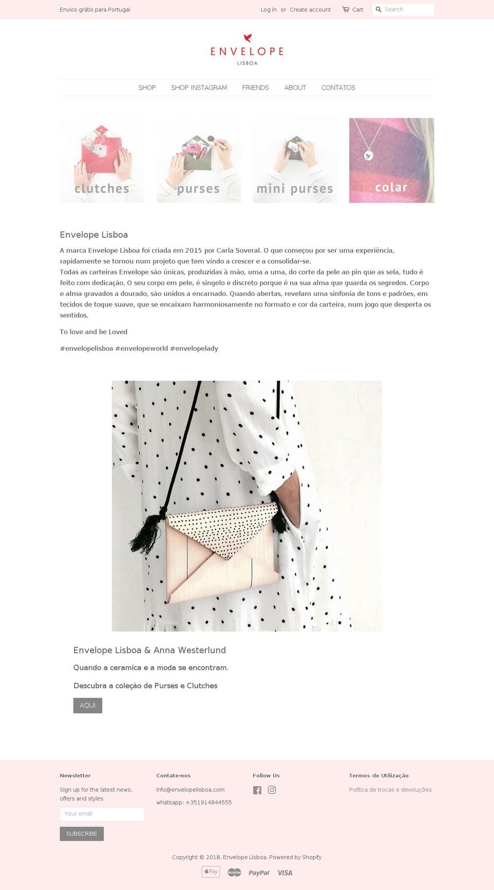 envelopebags.com — Shopify storefront screenshot