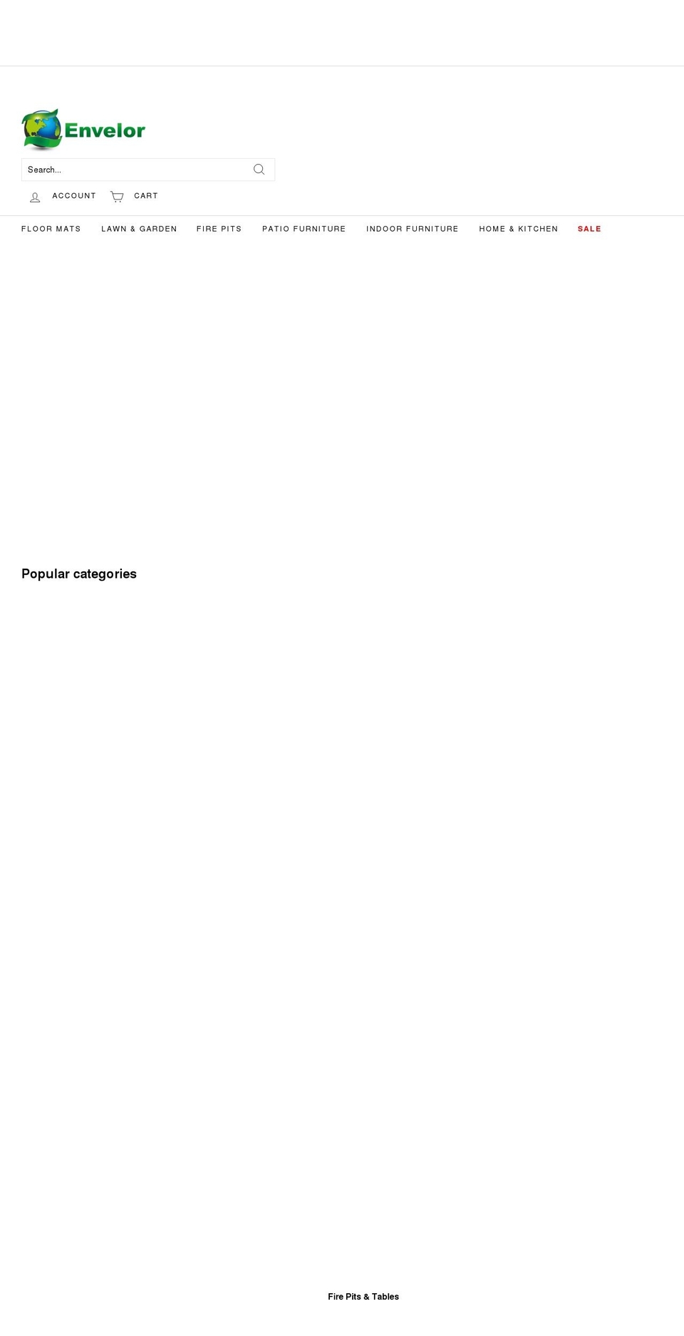 envelorhome.com shopify website screenshot