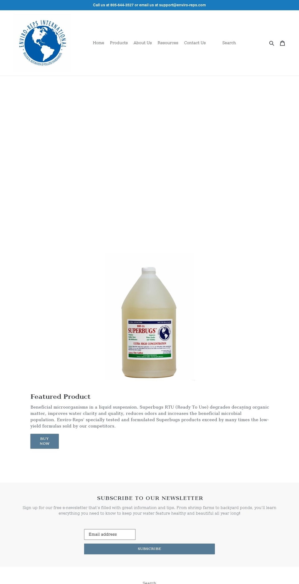 enviro-reps.com shopify website screenshot