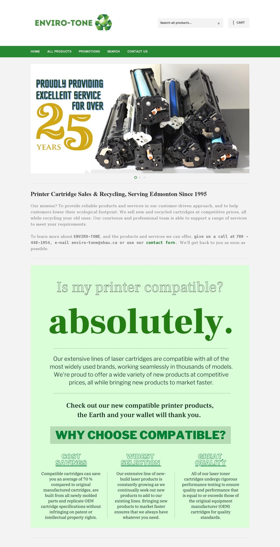 enviro-tone.com shopify website screenshot