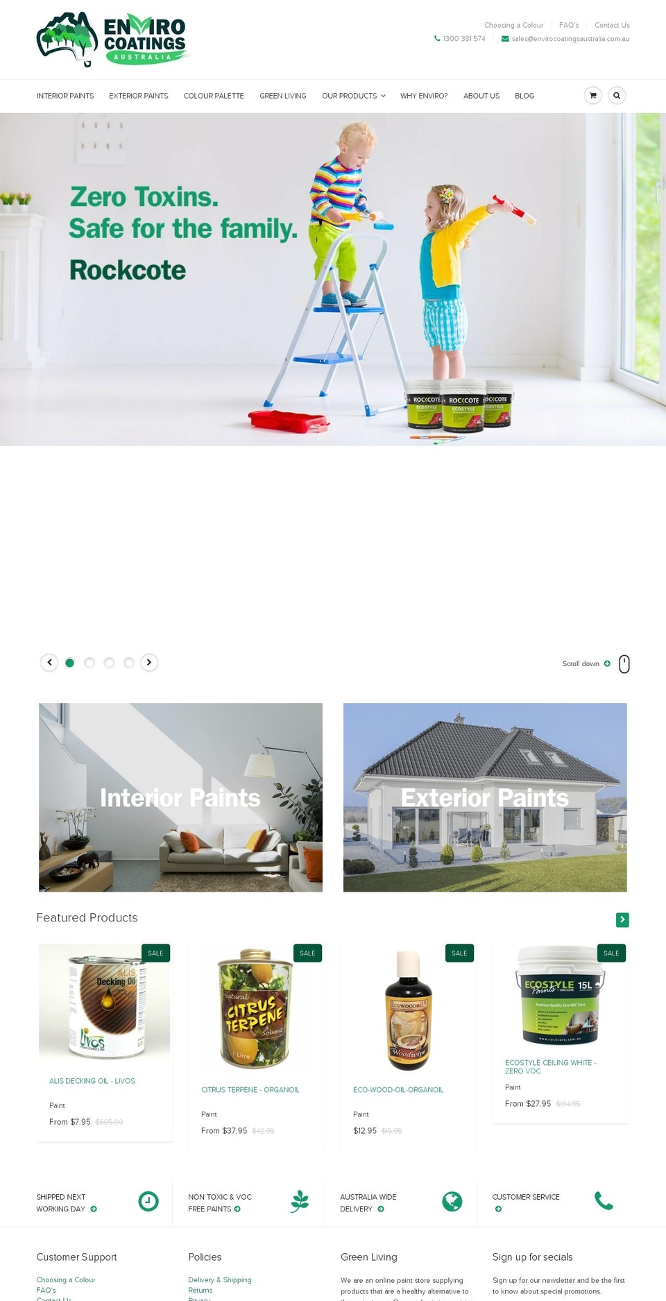 envirocoatingsaustralia.com shopify website screenshot