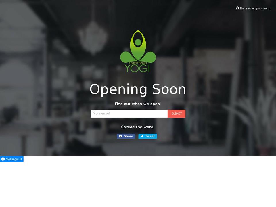 environmentalyogi.com — Shopify storefront screenshot