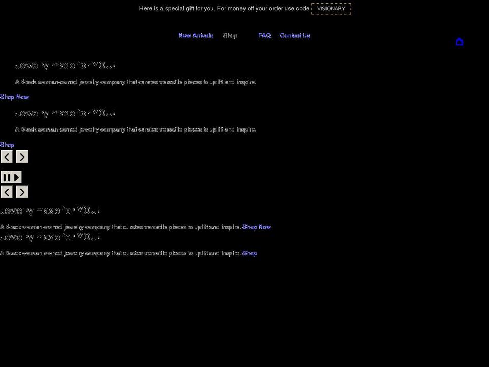 envisionjewelry.com shopify website screenshot