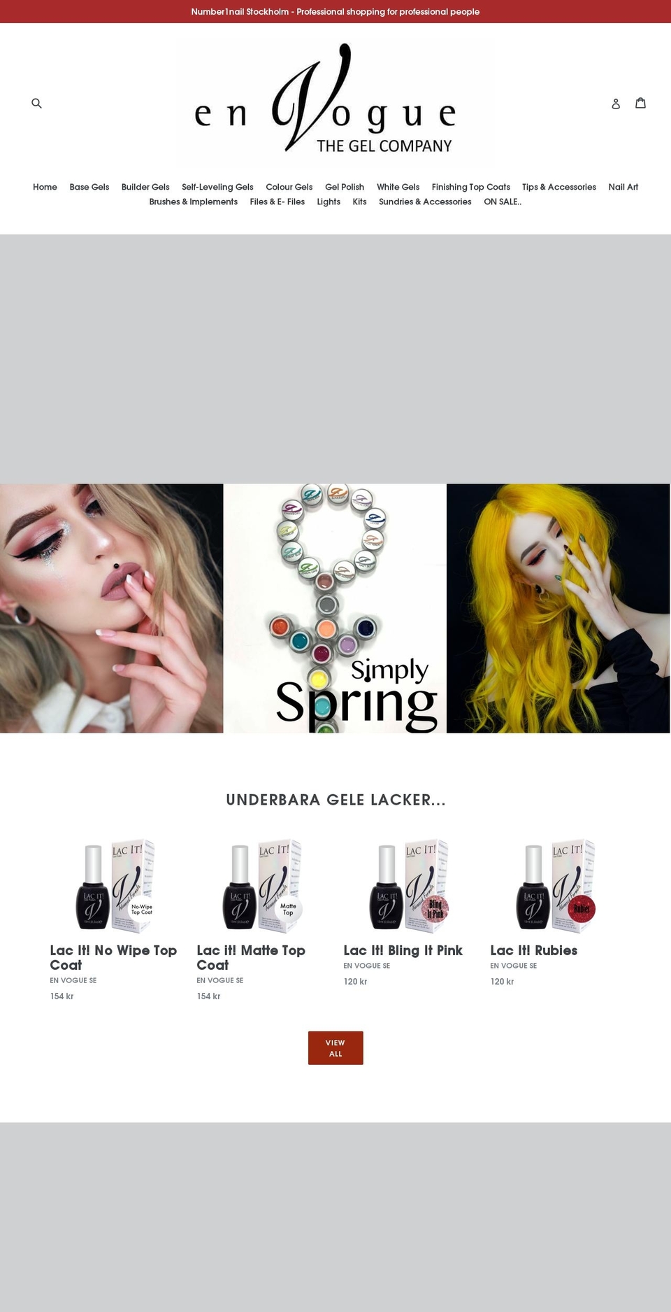 envoguesweden.com — Shopify storefront screenshot