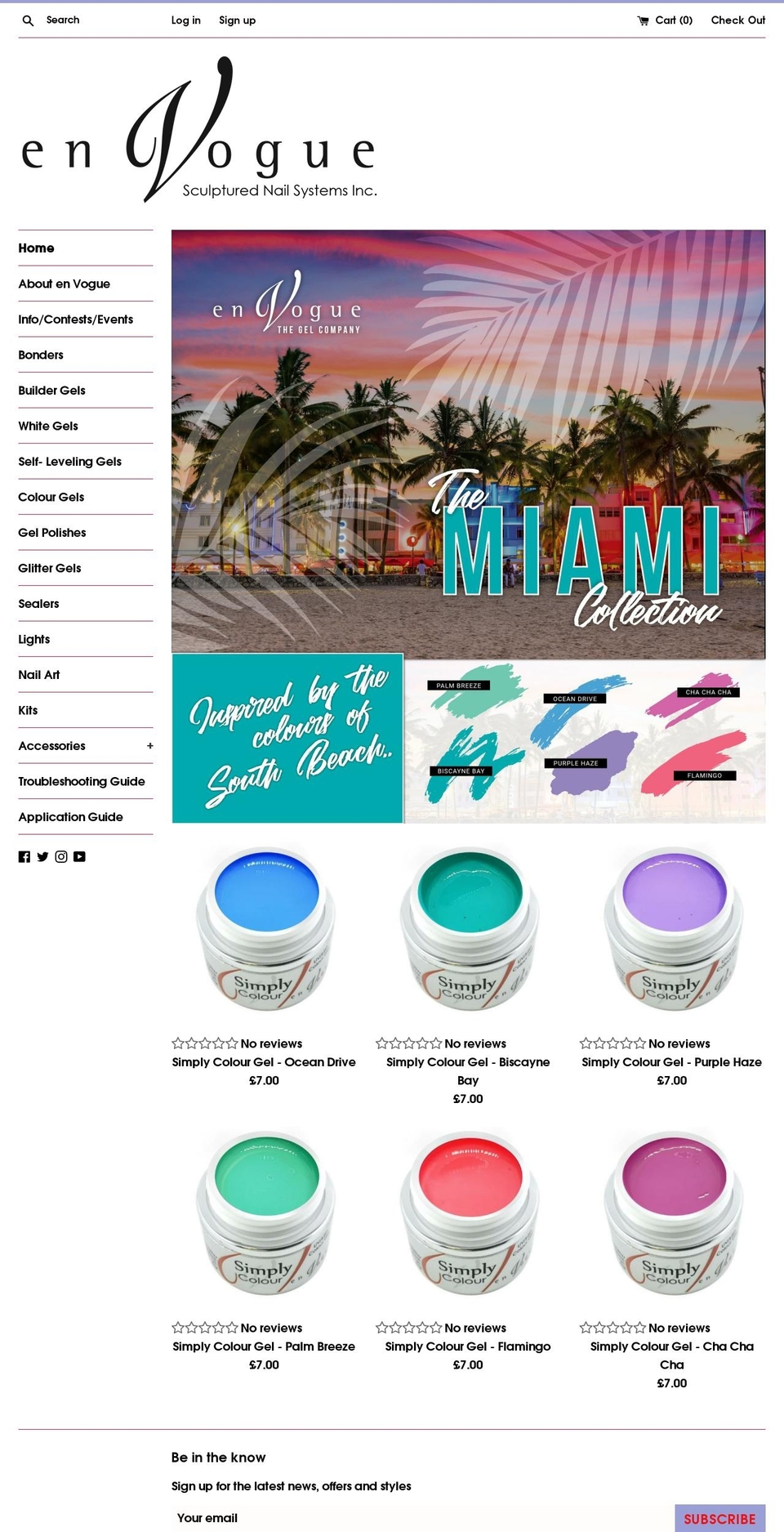 envogueuk.com shopify website screenshot