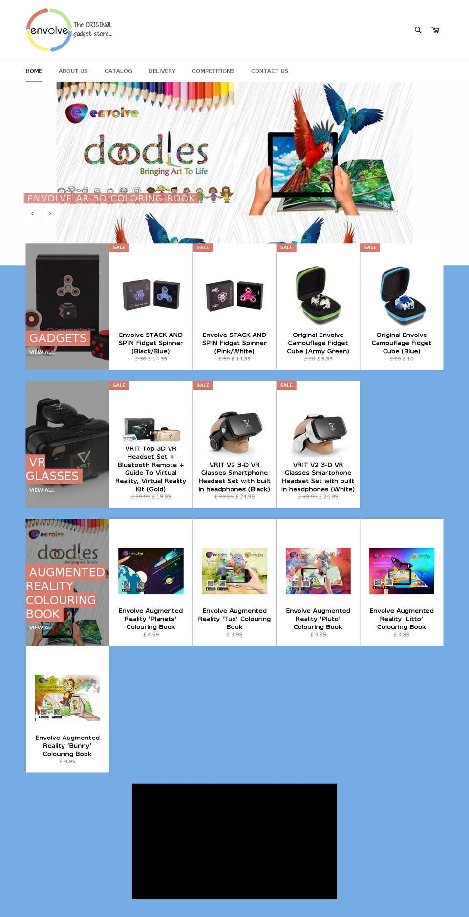 envolveonline.com — Shopify storefront screenshot