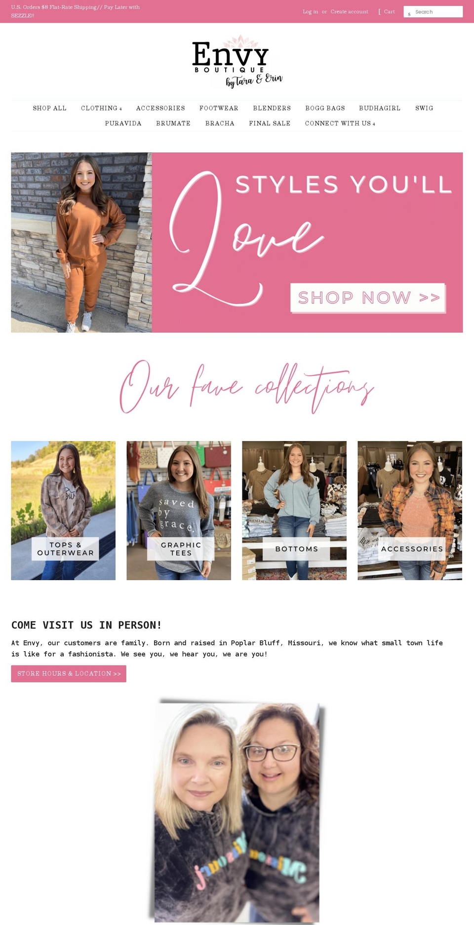 envyboutiquebyte.com shopify website screenshot