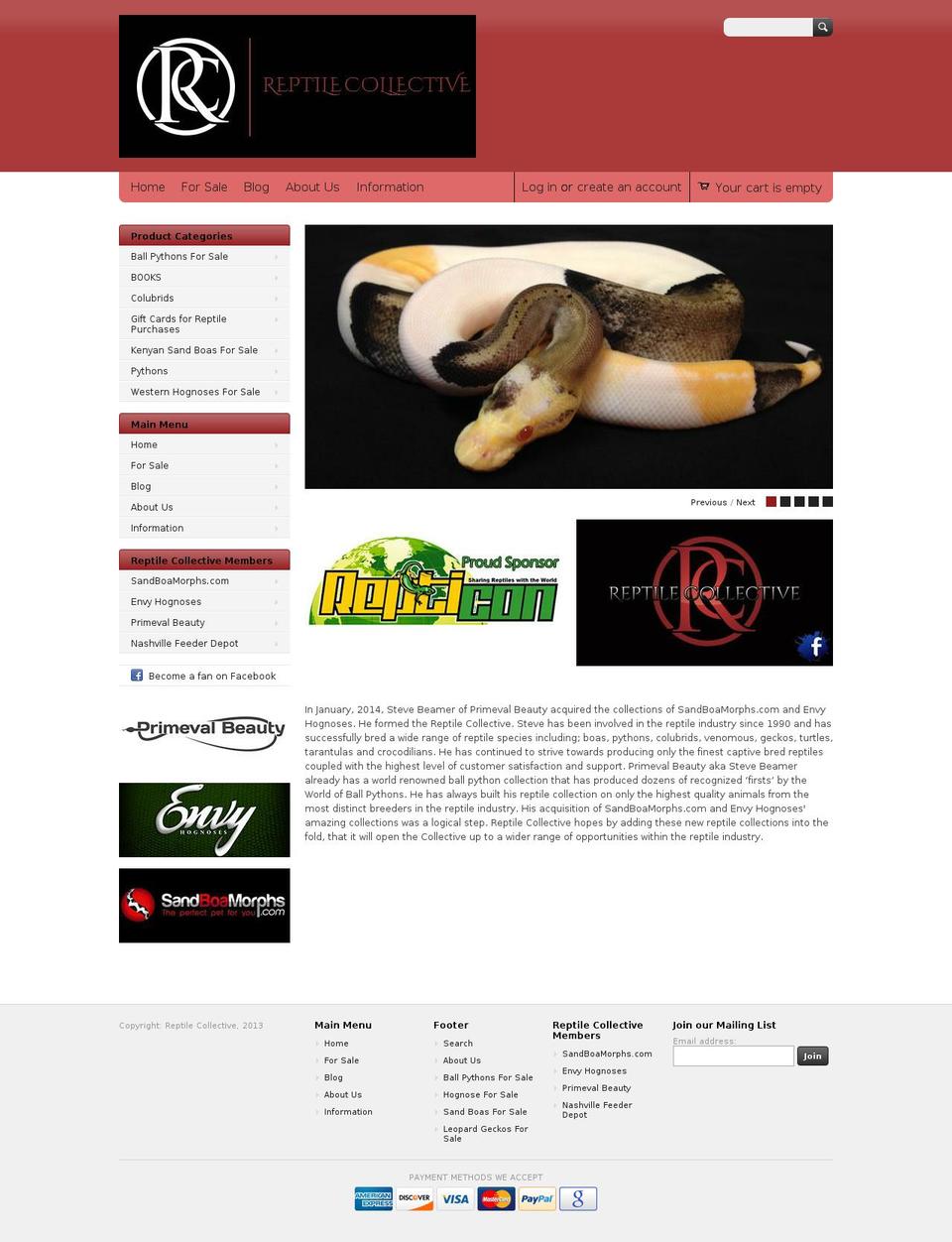 envyhognoses.com — Shopify storefront screenshot