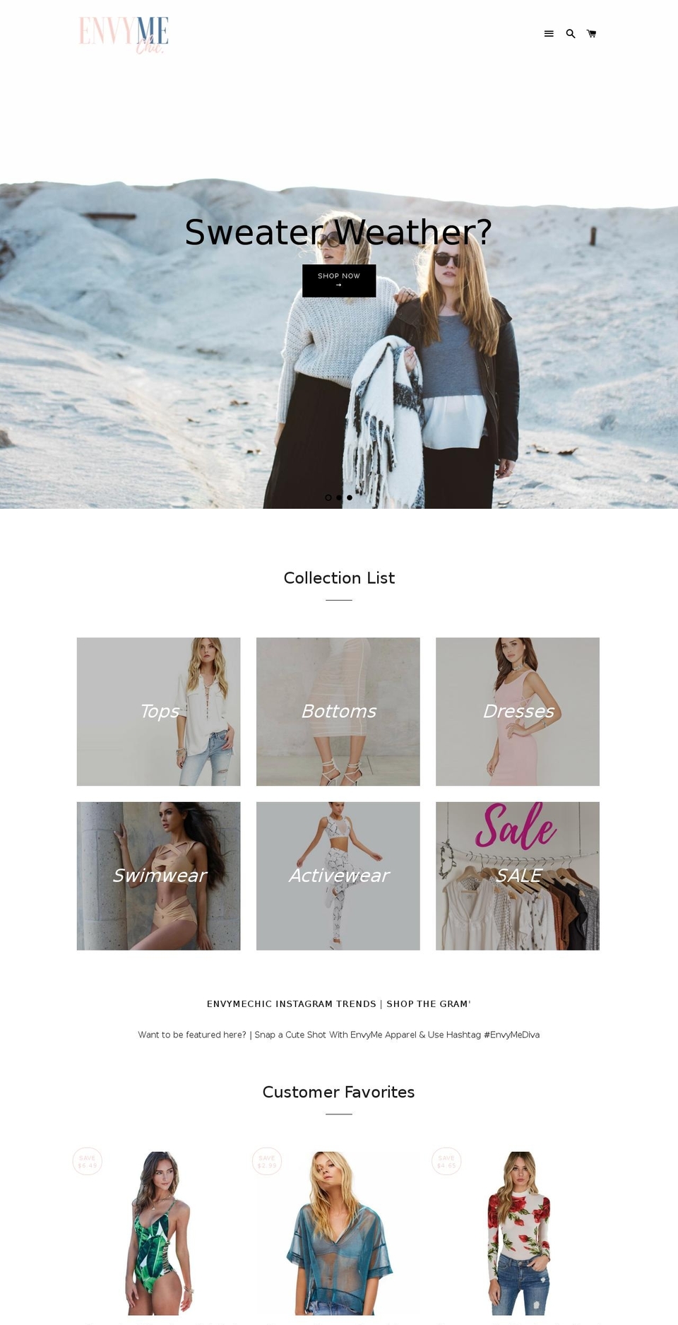 envymechic.com — Shopify storefront screenshot
