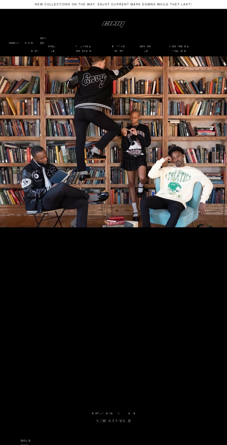 envyofny.com shopify website screenshot