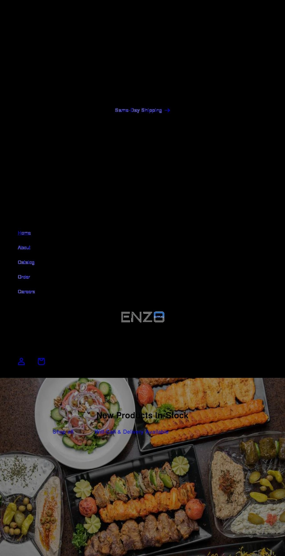 enzosupplies.com shopify website screenshot