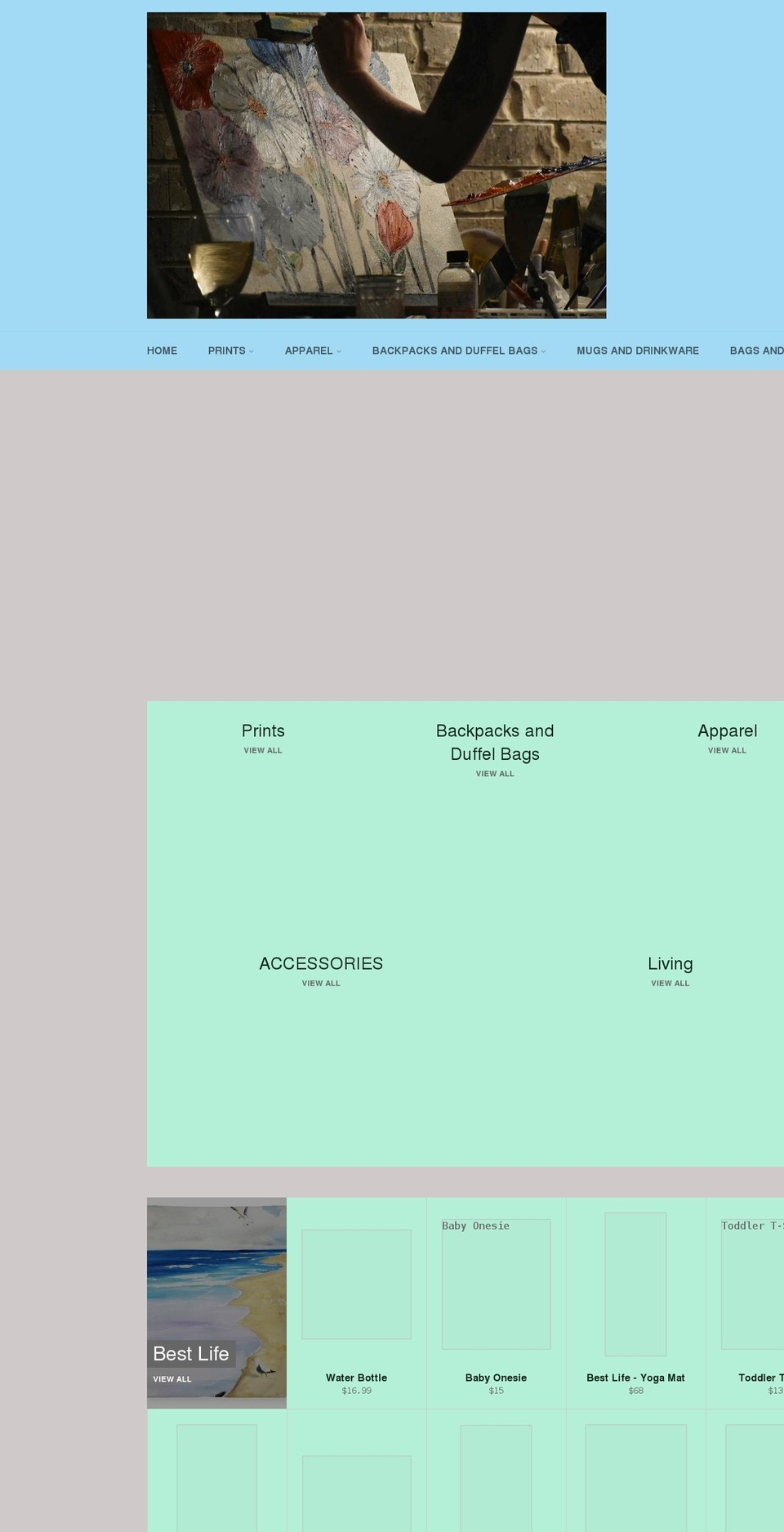 eoallison.com shopify website screenshot