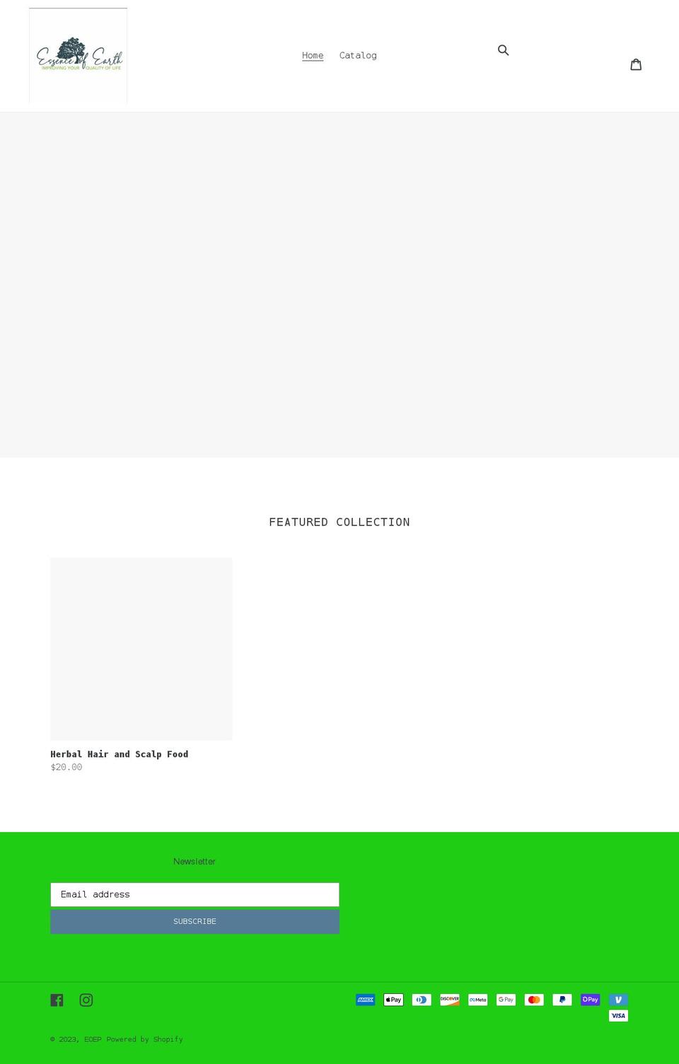 eoeproducts.com shopify website screenshot