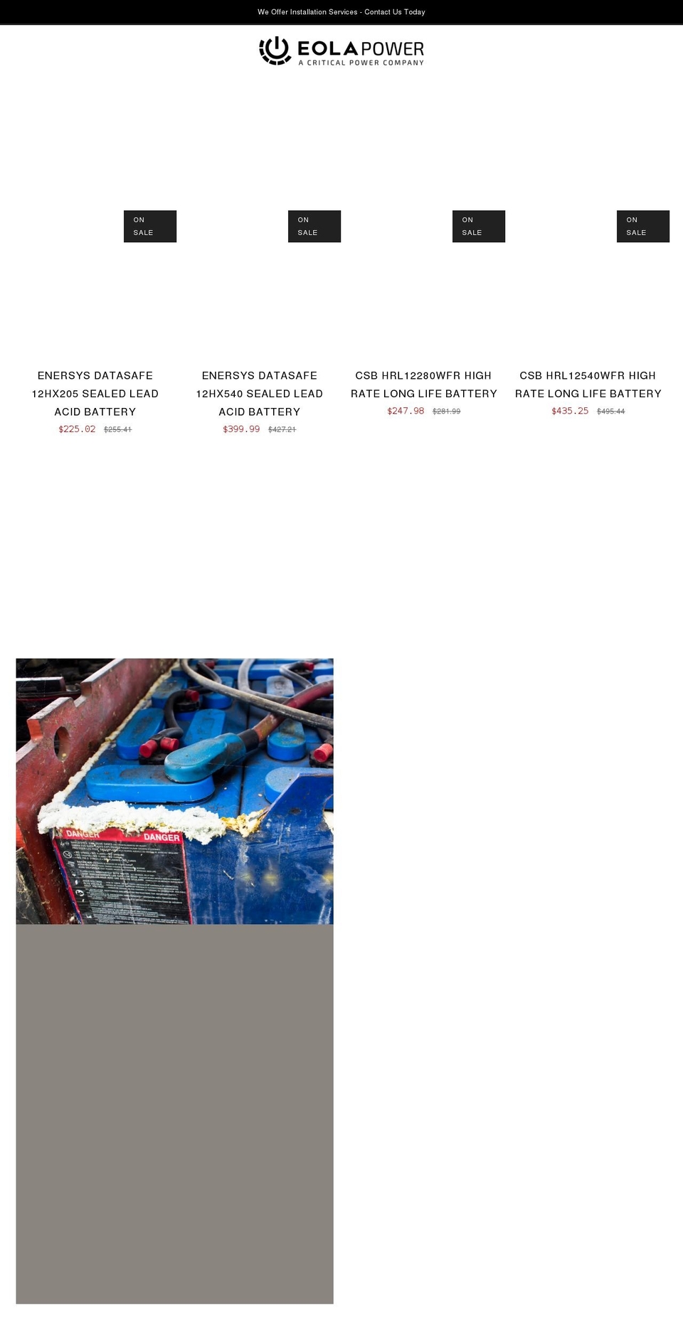 eolashop.com shopify website screenshot