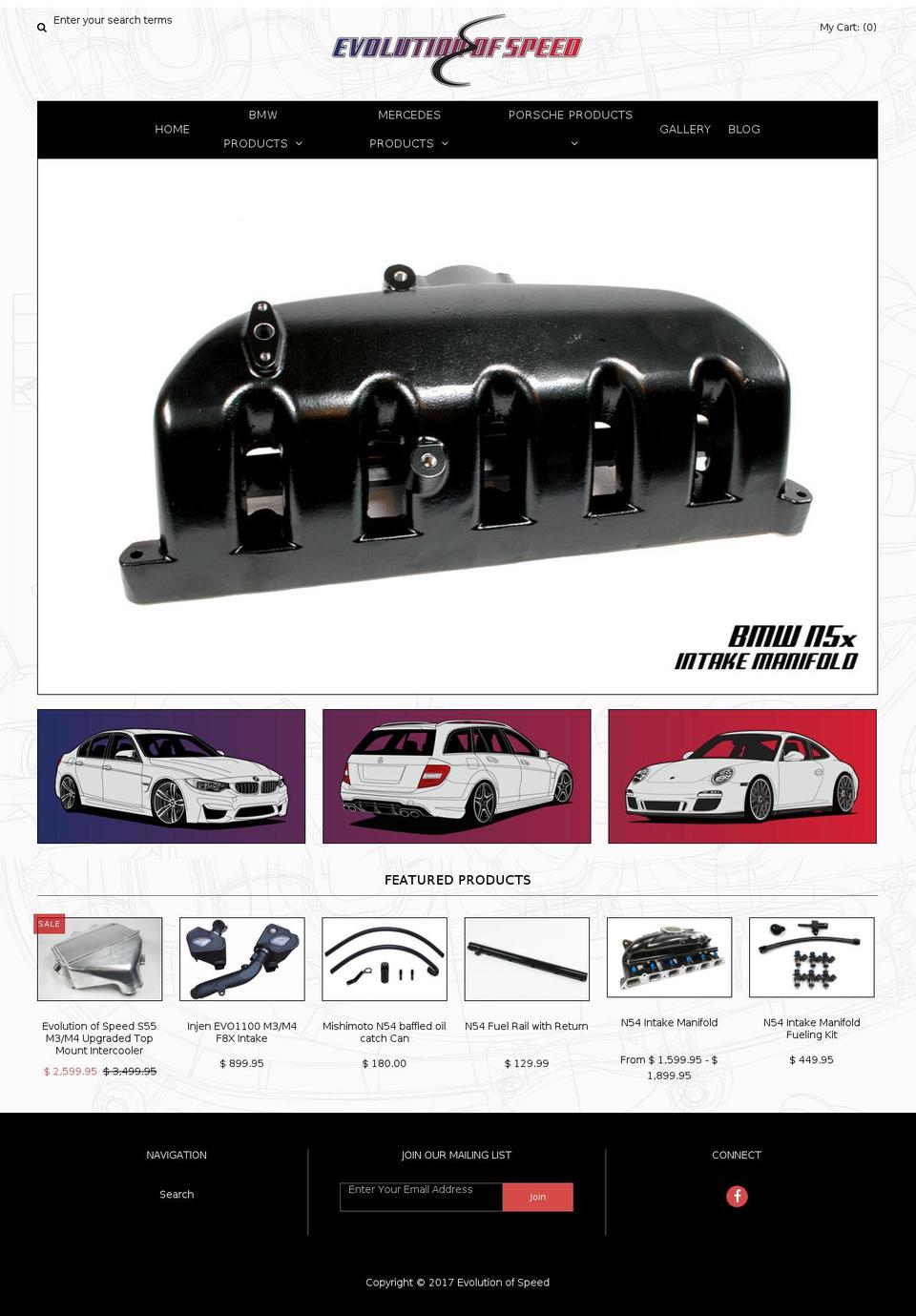 eospeed.com shopify website screenshot