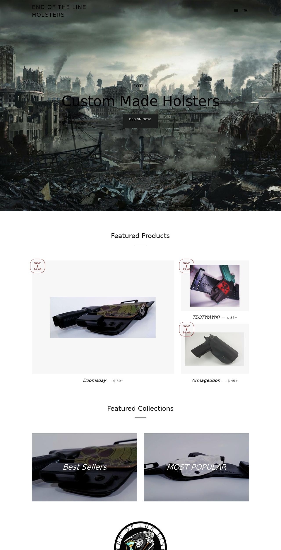 eotlh.com shopify website screenshot