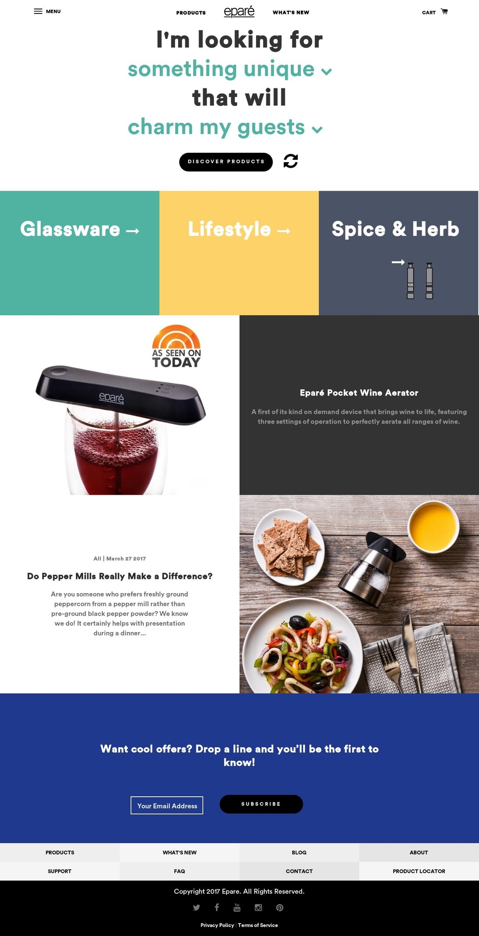 epare.com shopify website screenshot