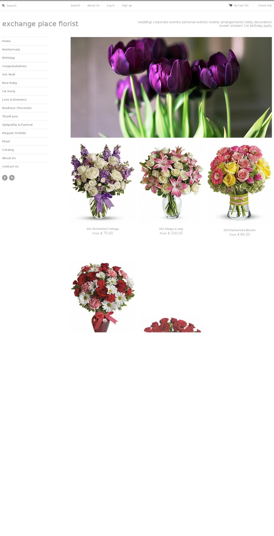epflorist.com shopify website screenshot