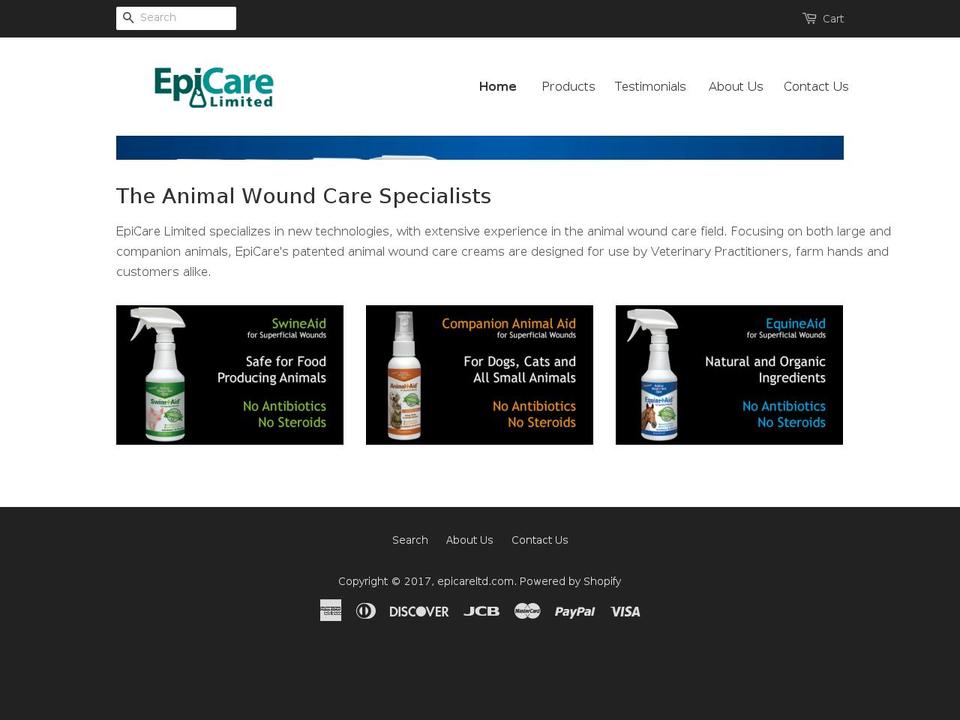 epicareltd.com shopify website screenshot