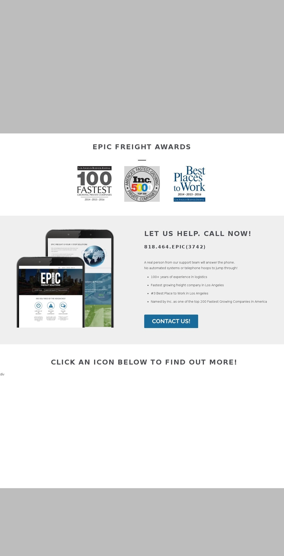 epicfs.com shopify website screenshot