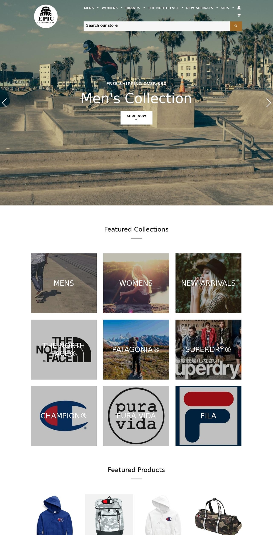 epicjeansoutlet.com shopify website screenshot
