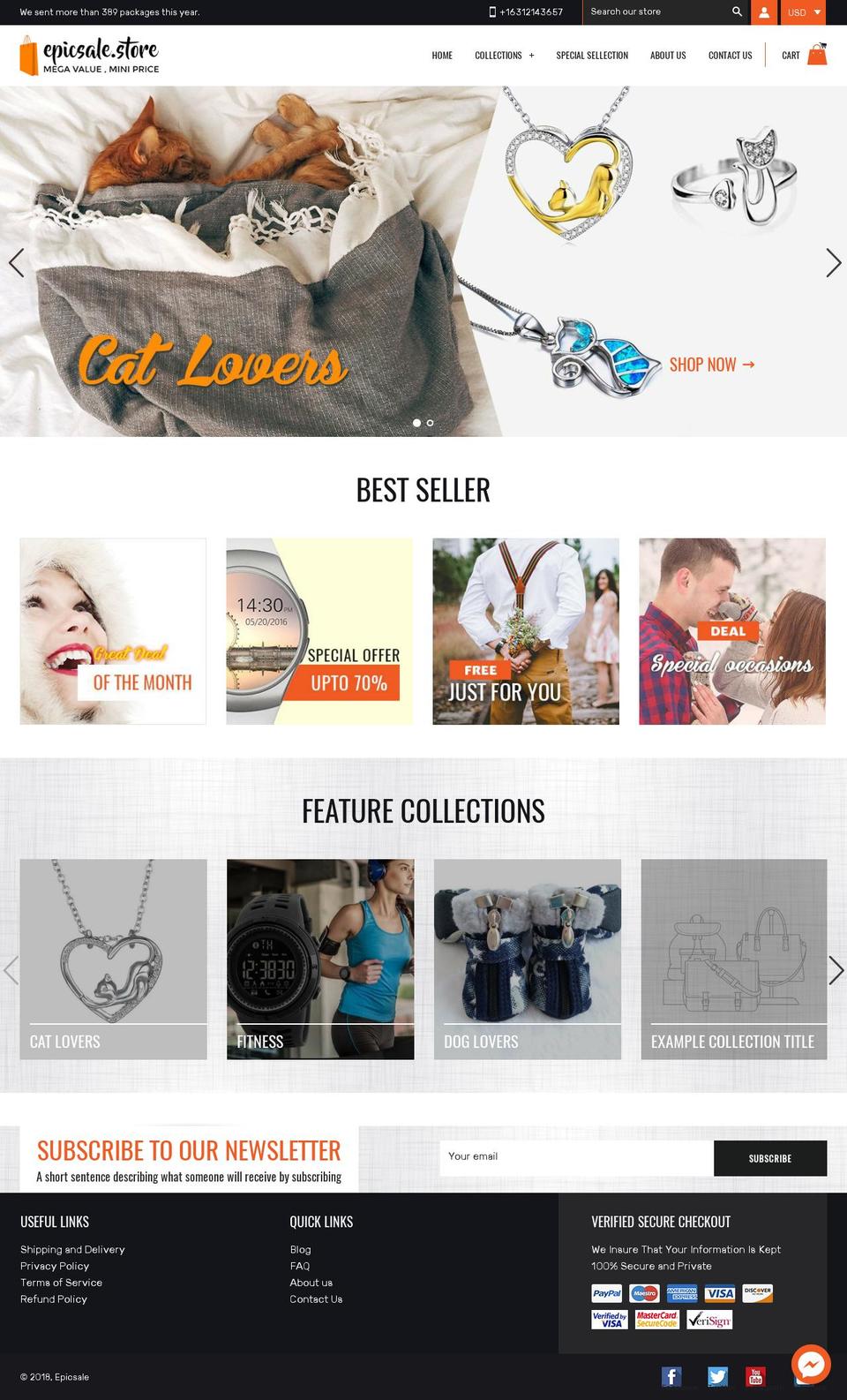 epic-sale-v1 Shopify theme site example epicsale.myshopify.com