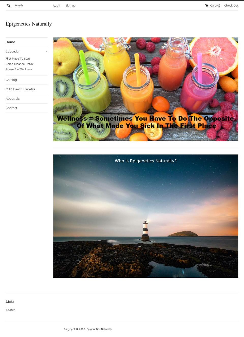 epigeneticsdna.com — Shopify storefront screenshot