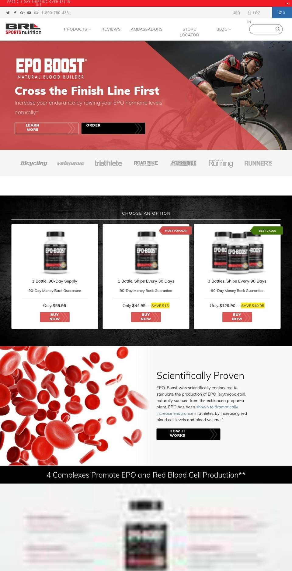 epoboost.com shopify website screenshot
