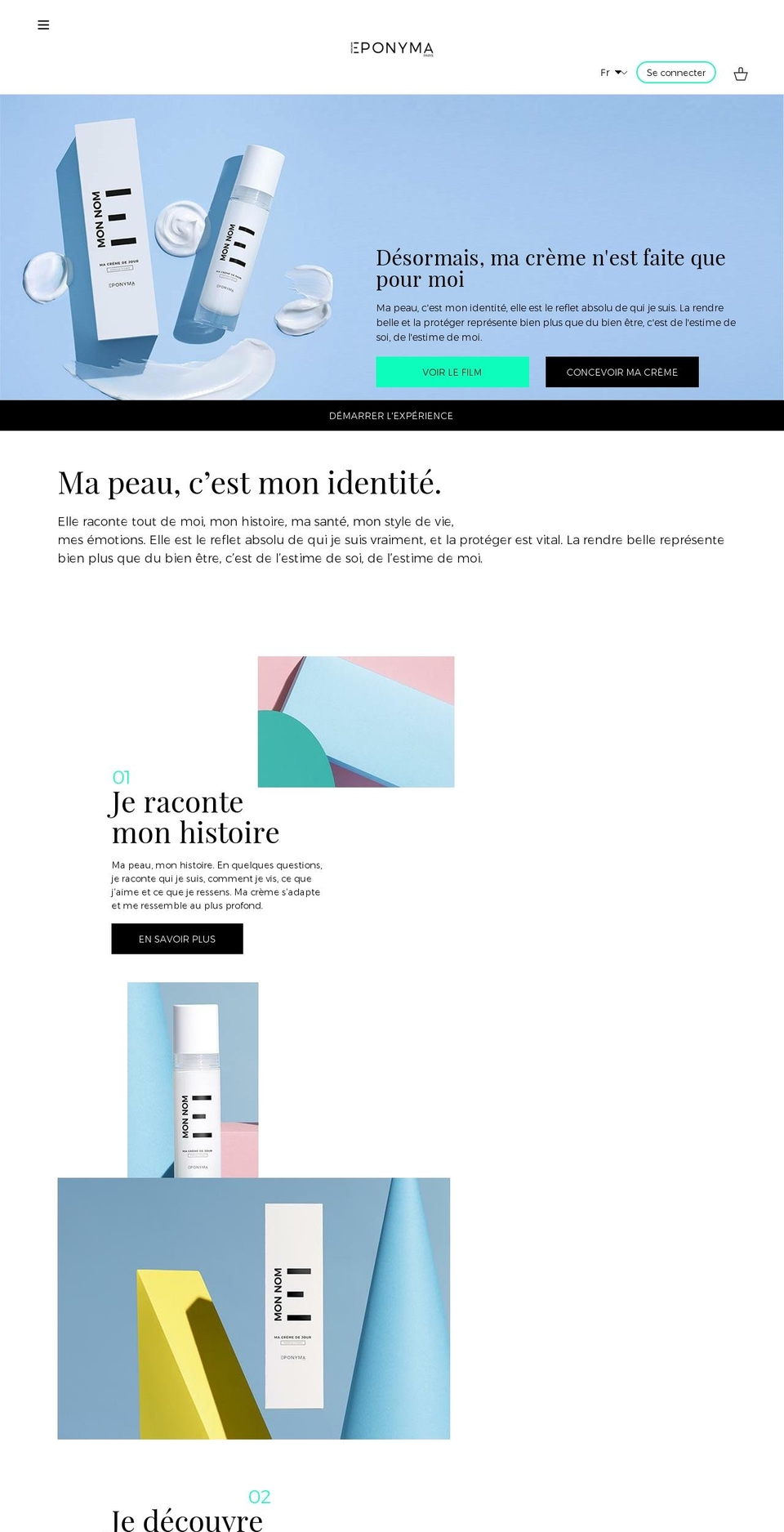 eponyma.paris shopify website screenshot