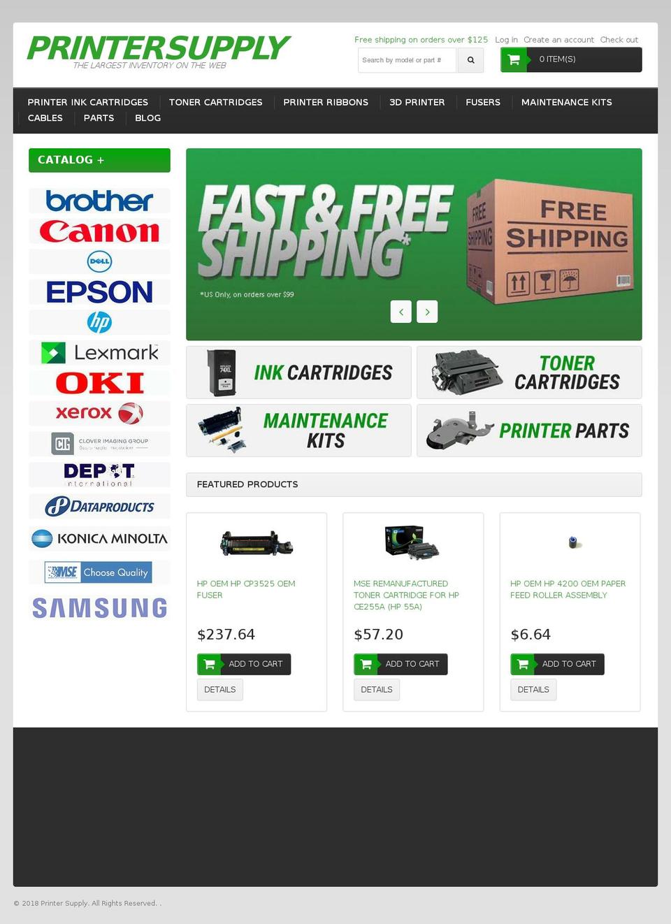 theme093 Shopify theme site example eprintersupply.com