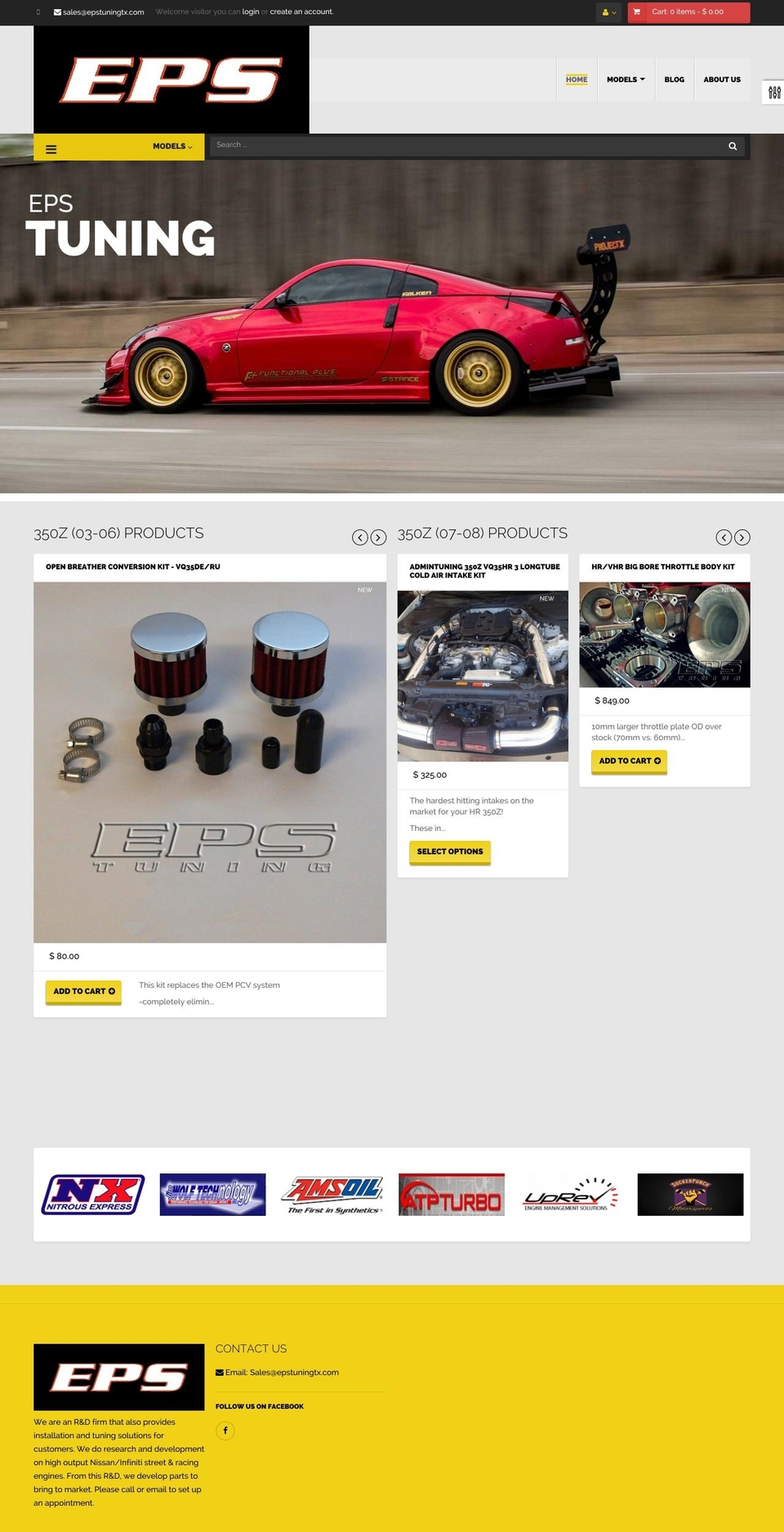 epstuningtx.com shopify website screenshot