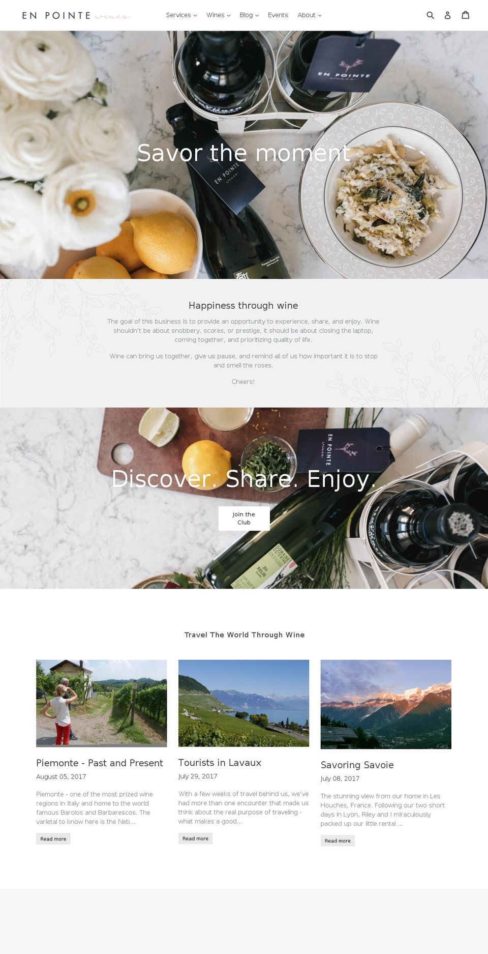 epwines.com — Shopify storefront screenshot