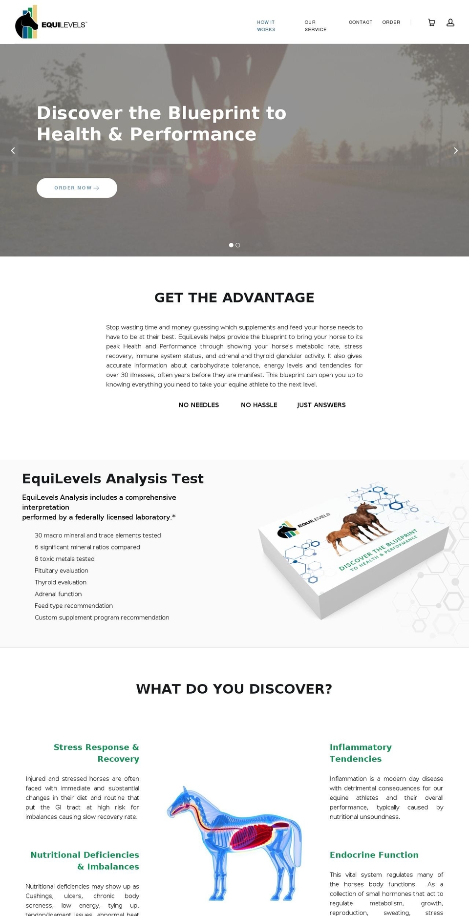 equilevels.com — Shopify storefront screenshot