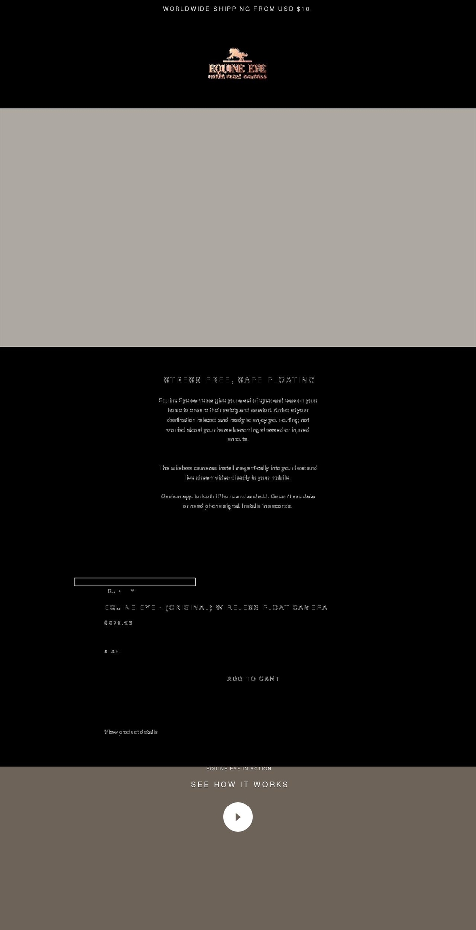 equine-eye.com shopify website screenshot