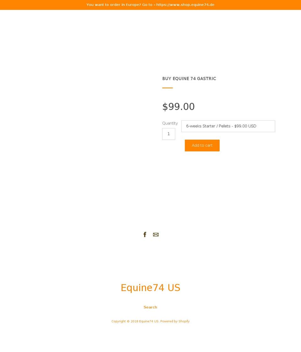 equine74-us.com — Shopify storefront screenshot