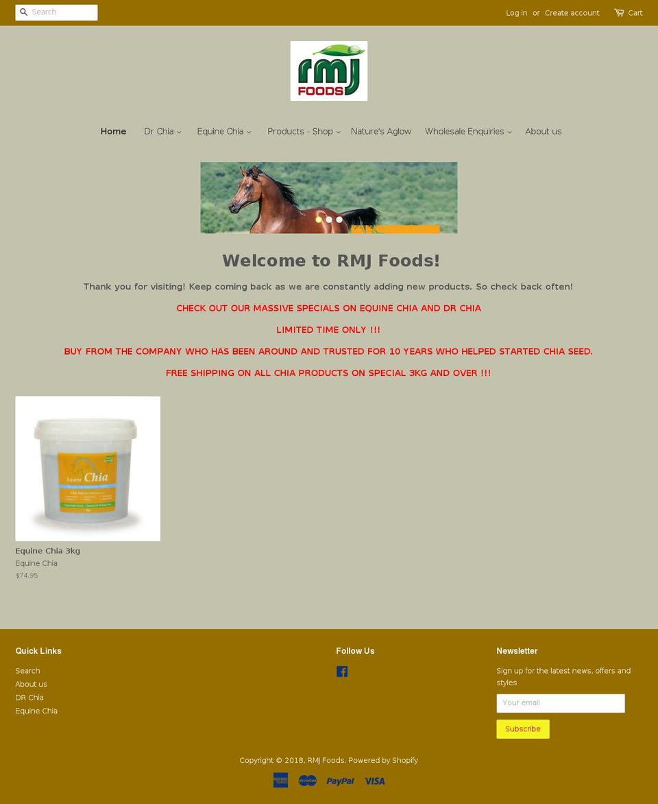 equinechia.com.au shopify website screenshot