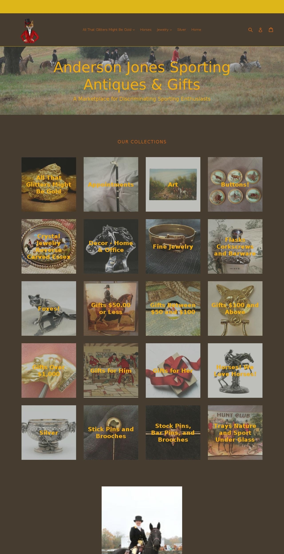 equinefinds.com — Shopify storefront screenshot